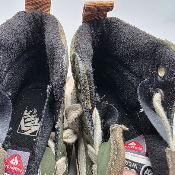 Vans Sk8 Hi MTE 1 Kids Size 12.5 Olive Green High Top Shoes Winter Warm Outdoors - Picture 10 of 14